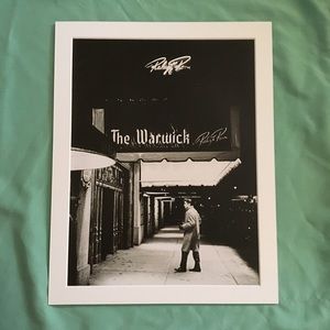 Elvis Presley art matted Warwick hotel night life